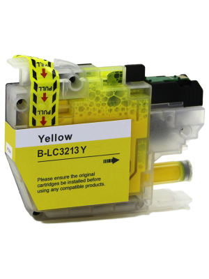 TINTEIRO COMPATÍVEL BROTHER LC3213 / LC3211 AMARELO