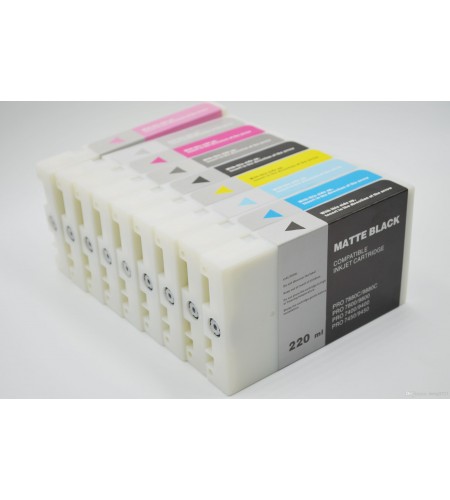 TINTEIRO COMPATÍVEL PLOTTER EPSON Pro7800,7880,9800,9880  (220ml) FOTO BLACK