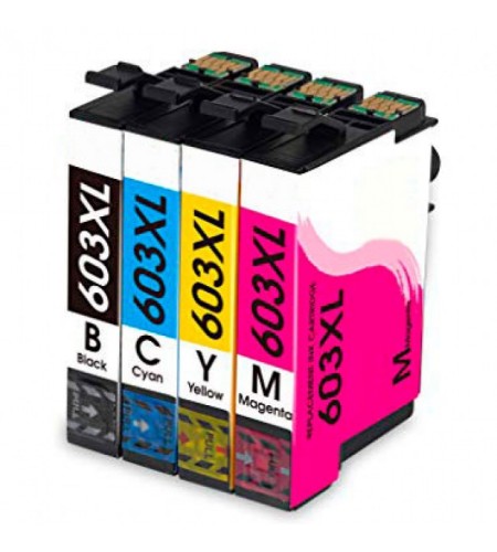 CONJUNTO DE 4 TINTEIROS COMPATIVEIS EPSON 603XL