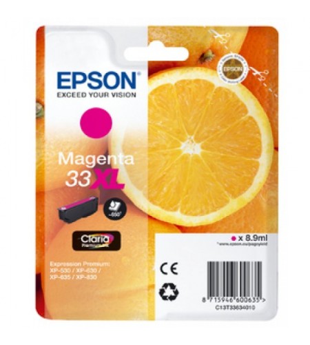 TINTEIRO ORIGINAL EPSON 33XL MAGENTA