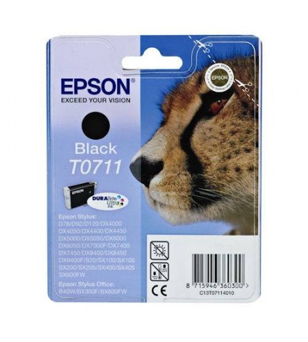 TINTEIRO ORIGINAL EPSON T0711 PRETO
