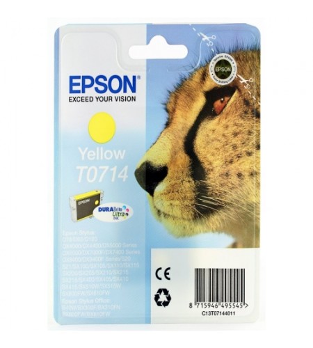 TINTEIRO ORIGINAL EPSON T0714 AMARELO