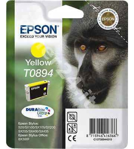 TINTEIRO ORIGINAL EPSON T0894 AMARELO